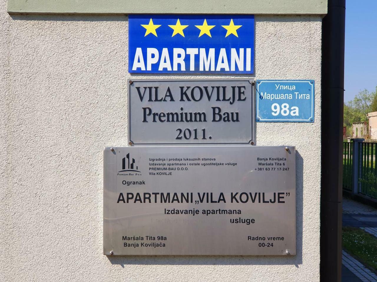 Apartmani - Vila Kovilje บันยา โควิลยาชา ภายนอก รูปภาพ